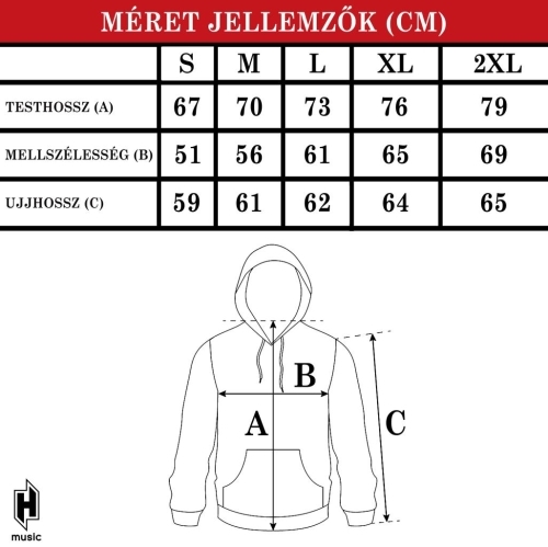 Ossian: Élő 40 év Kapucnis Pulóver